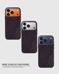 DENIM PHONE CASE — PURPLE