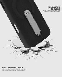 STAND PHONE CASE — BLACK