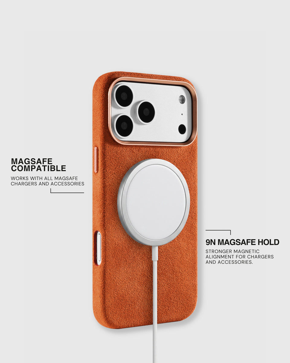 ALCANTARA PHONE CASE — EMBER