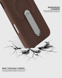 STAND PHONE CASE — BROWN