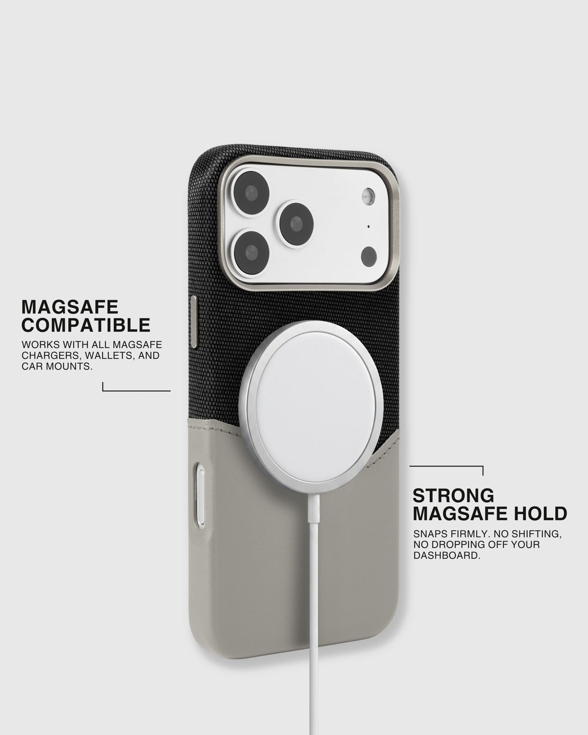 WALLET PHONE CASE — BLACK STONE