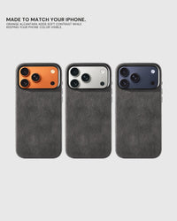 ALCANTARA PHONE CASE — STORM