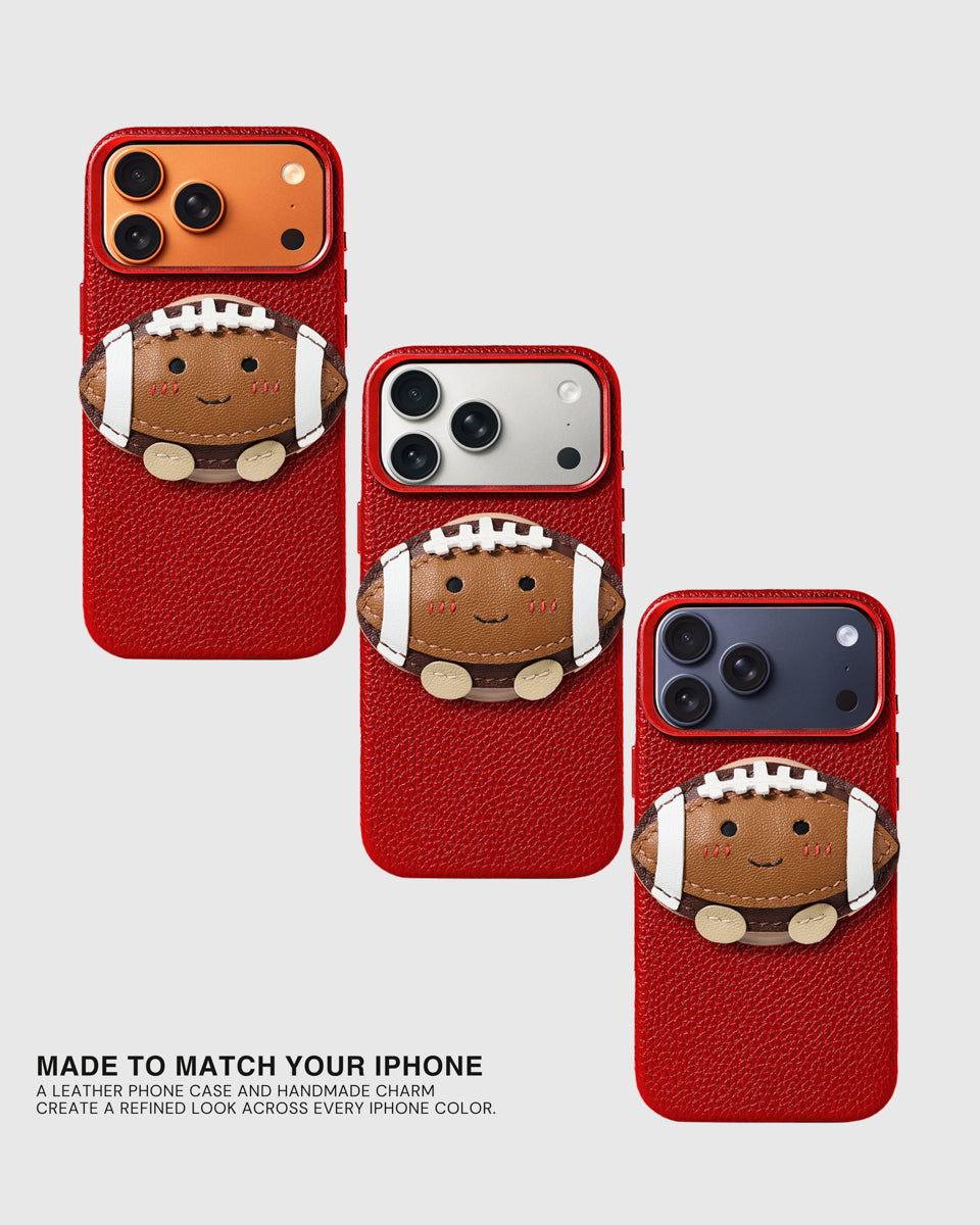 TOUCHDOWN FOOTBALL CHARM CASE