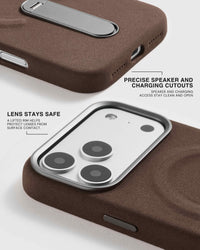 STAND PHONE CASE — BROWN