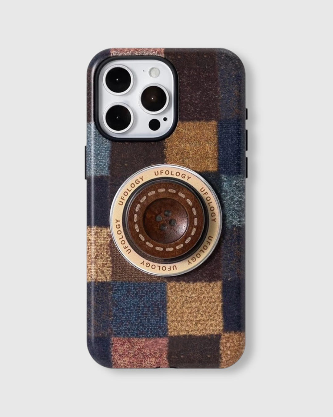 PATCHWORK BUTTON PHONE CASE