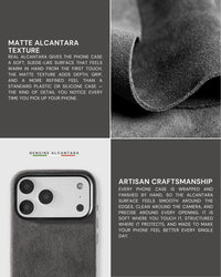 ALCANTARA PHONE CASE — STORM