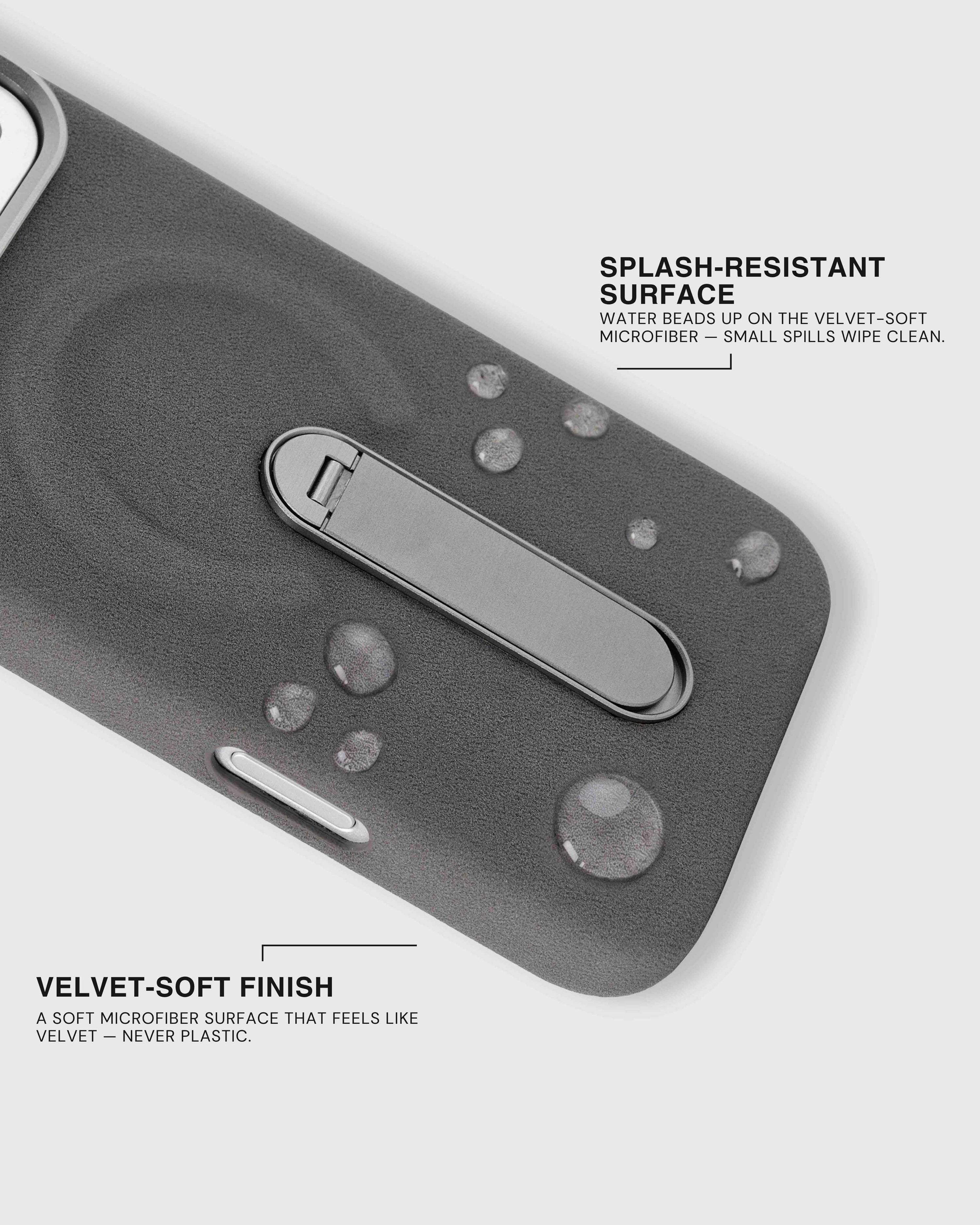 STAND PHONE CASE — GREY