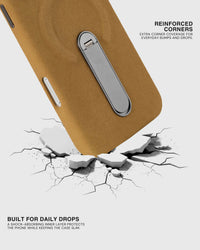 STAND PHONE CASE — TAN
