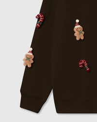 GINGERBREAD PARTY CRASHERS NA SWEATSHIRT