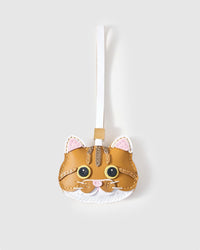 ORANGE TABBY CAT CHARM