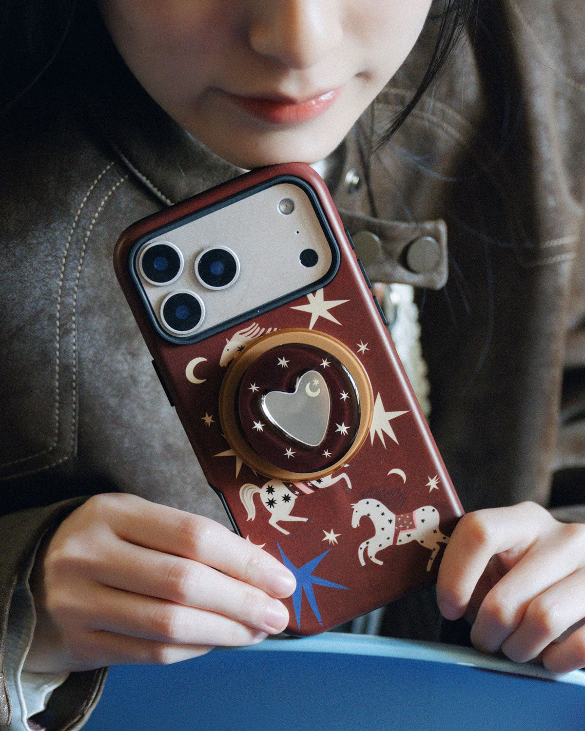 CELESTIAL HORSE HEART PHONE CASE