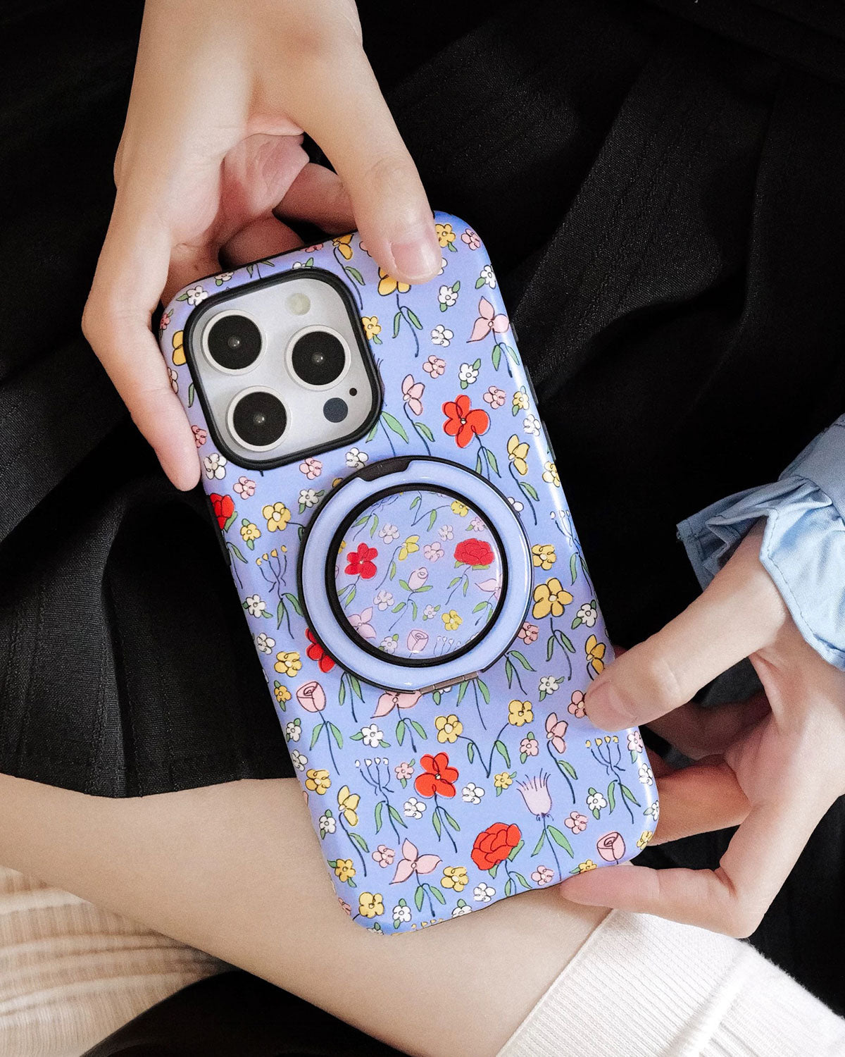 LAVENDER WILDFLOWER PHONE CASE