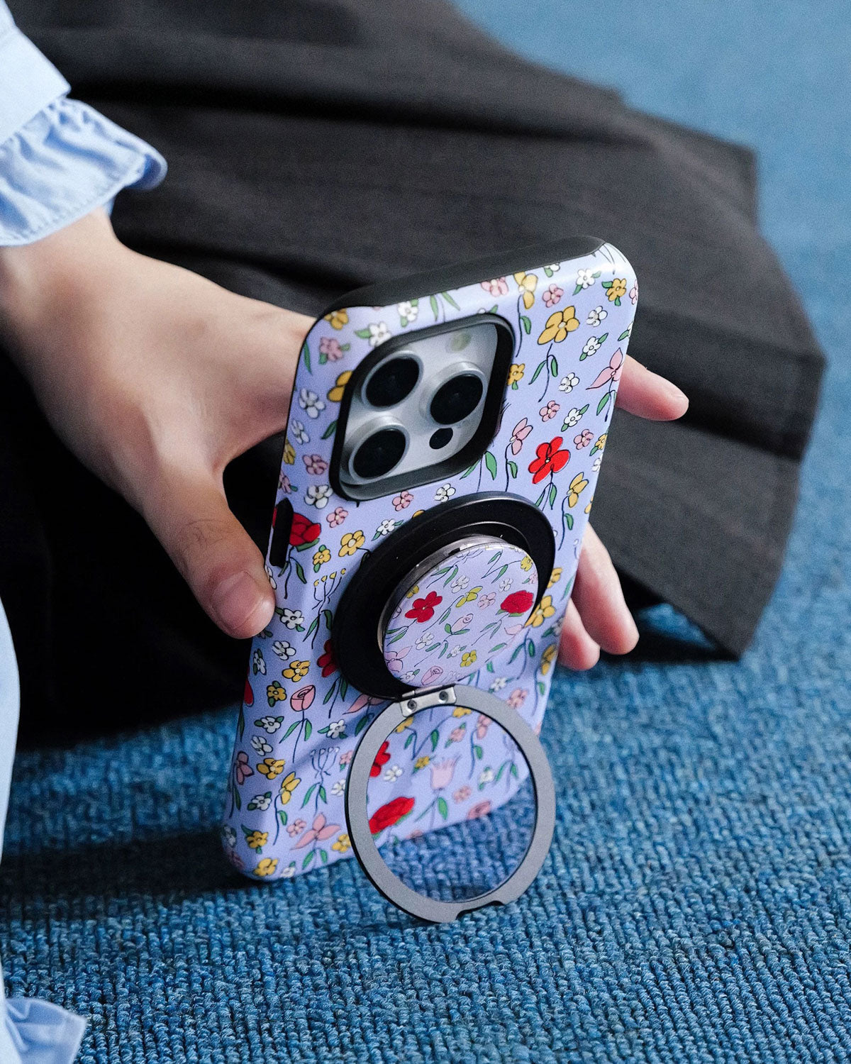 LAVENDER WILDFLOWER PHONE CASE