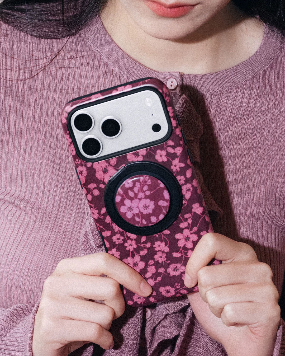 MIDNIGHT BLOSSOM PHONE CASE