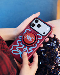 THREAD RIBBON BOW PHONE CASE