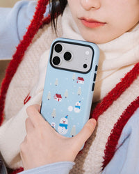 SNOW DAY SNOWMAN PHONE CASE