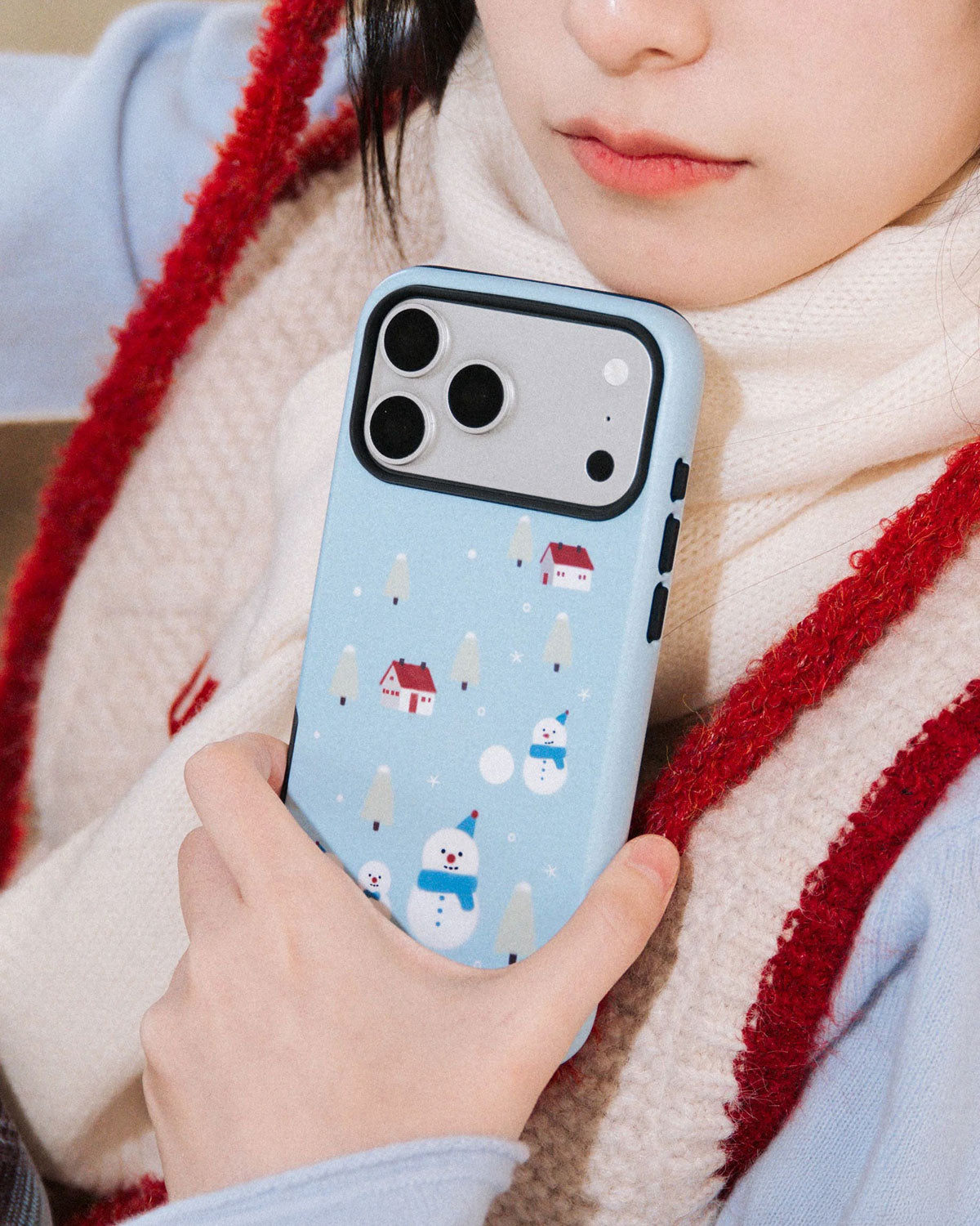 SNOW DAY SNOWMAN PHONE CASE