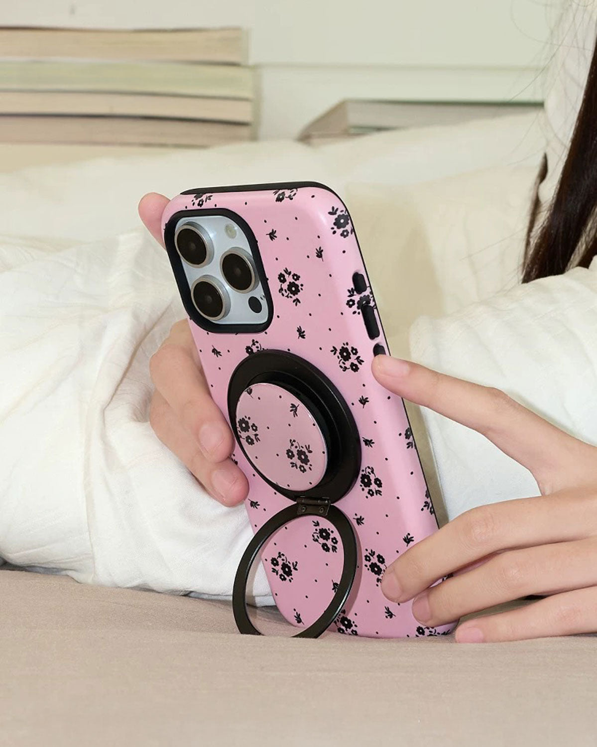 PETITE FLORAL PINK PHONE CASE