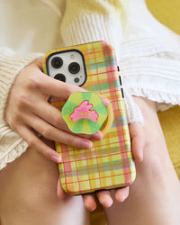 PLAID BUNNY POP PHONE CASE