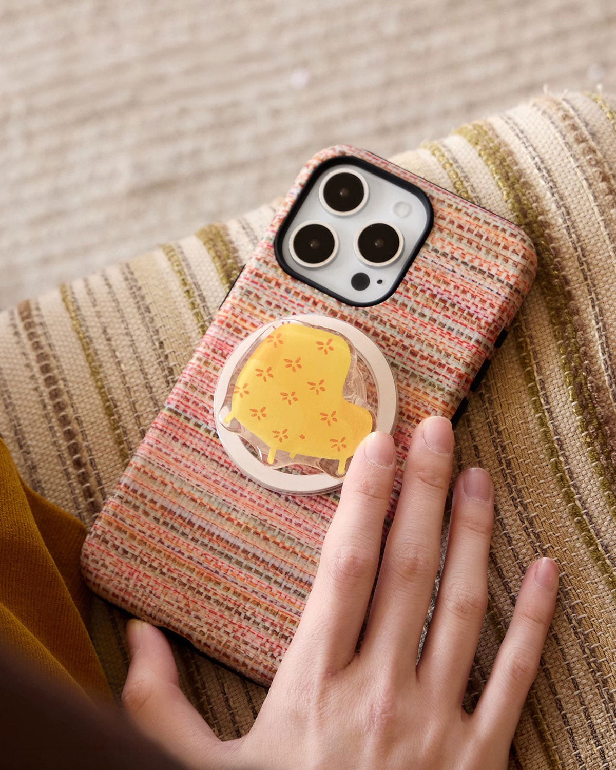 YELLOW CHAIR TWEED PHONE CASE