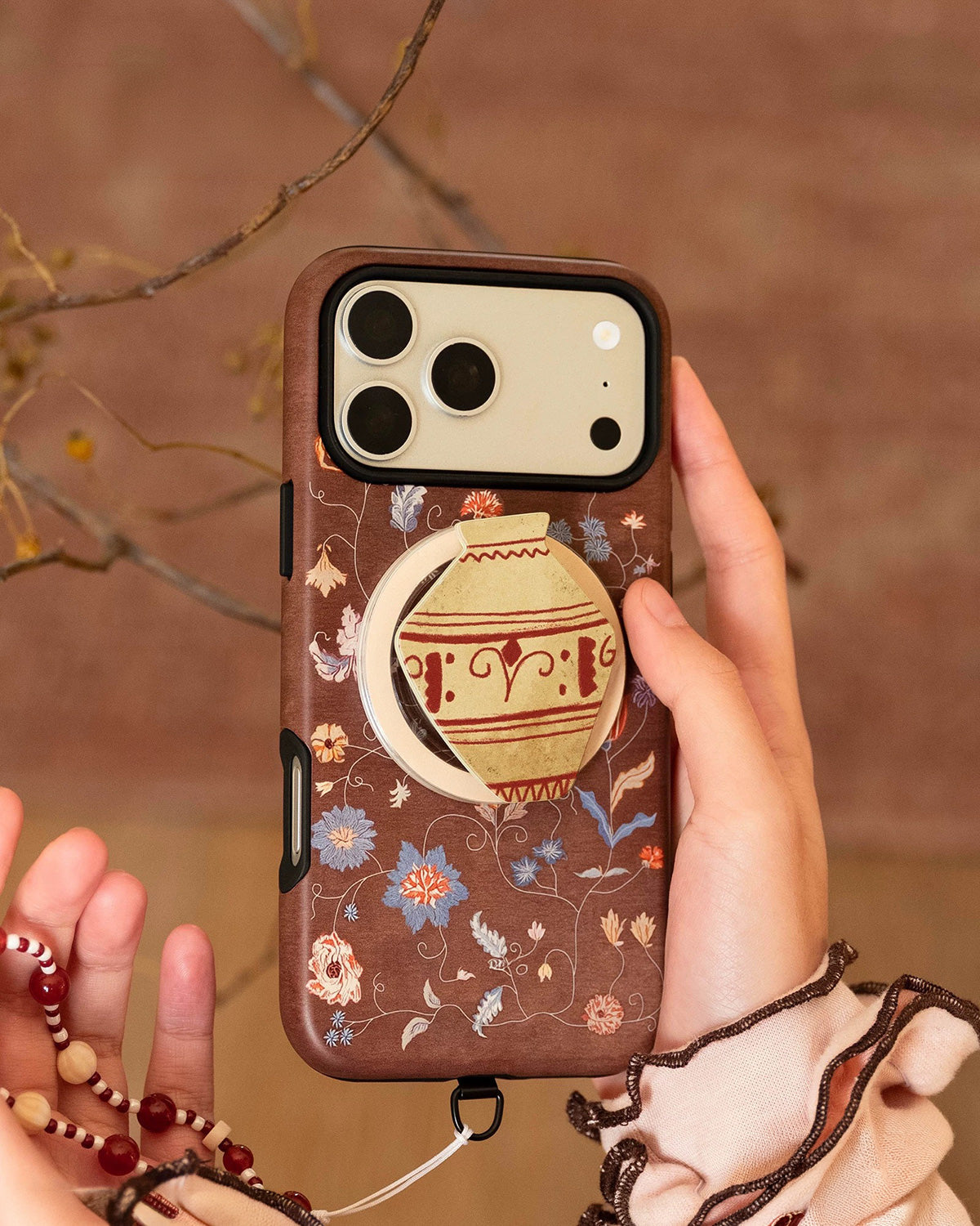 TERRACOTTA BLOOM MAGSAFE PHONE CASE