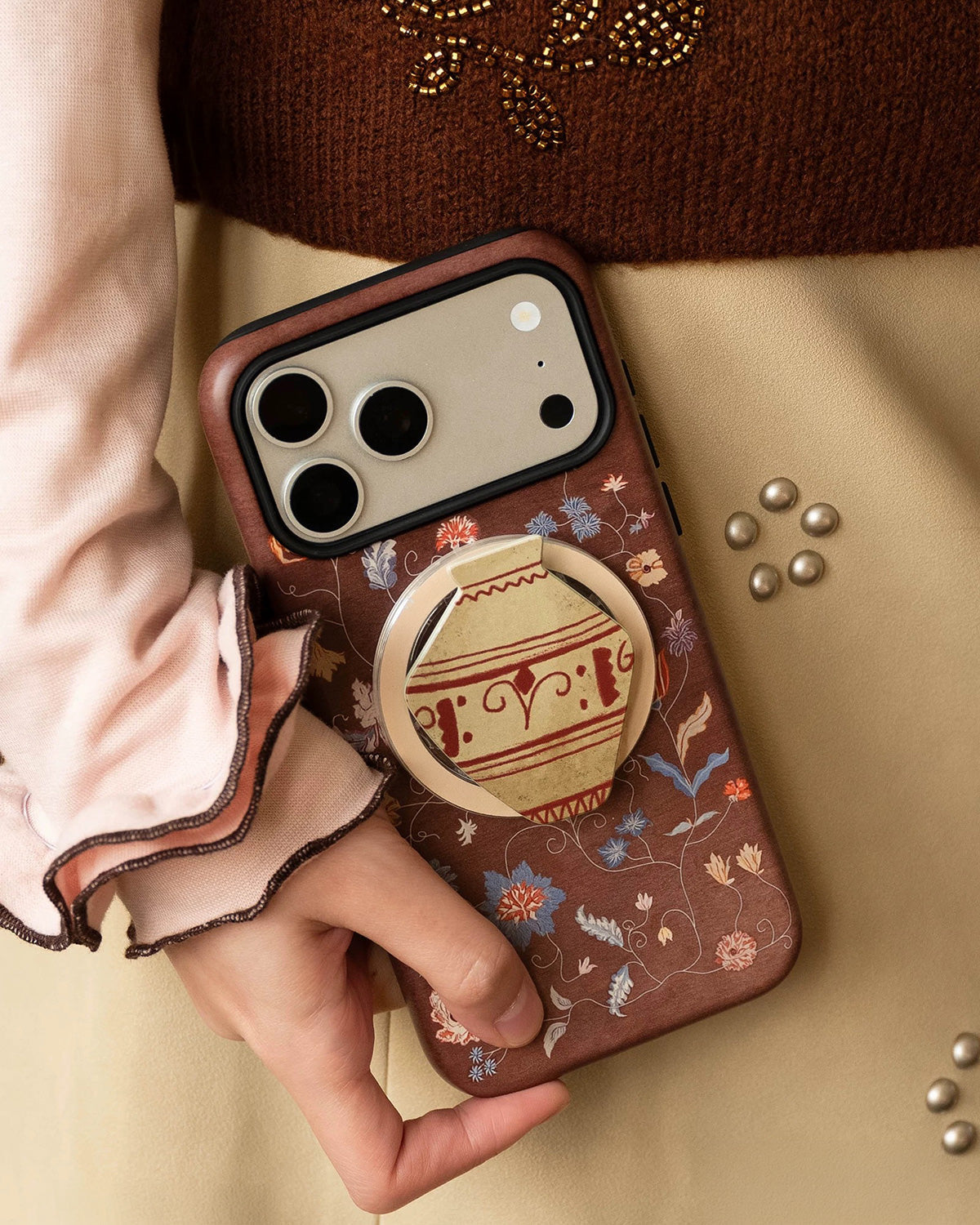 TERRACOTTA BLOOM MAGSAFE PHONE CASE