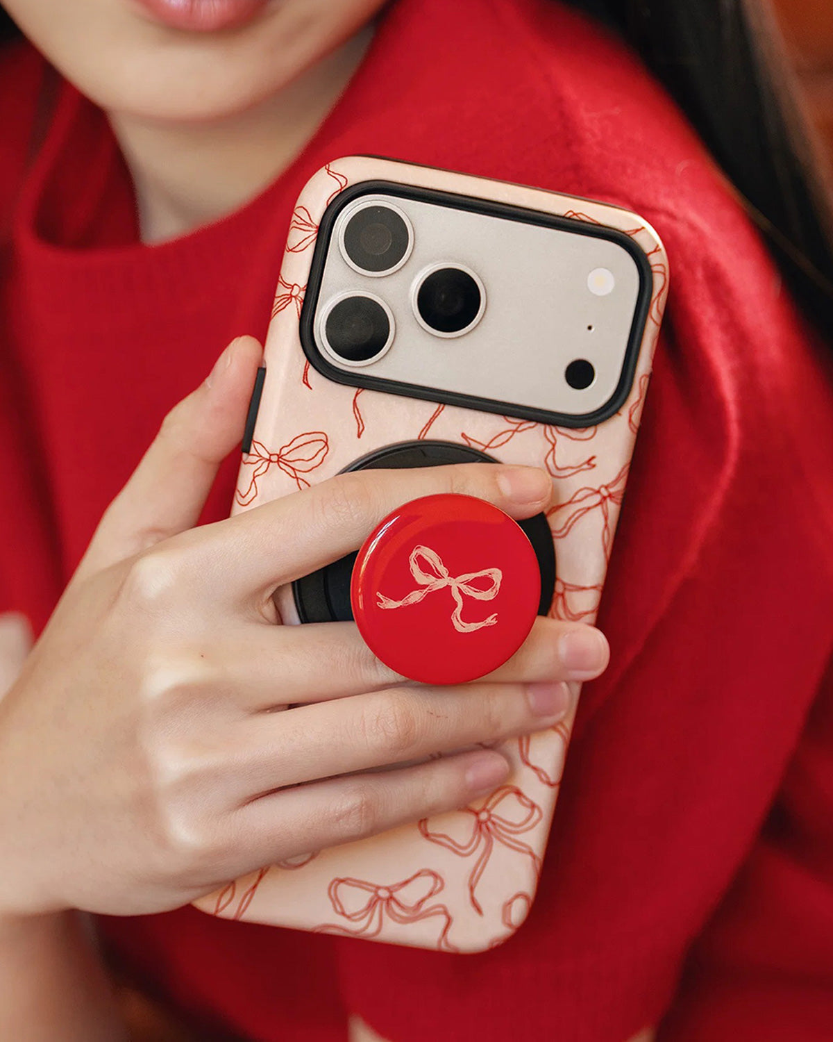 SCARLET BOW MAGSAFE PHONE CASE