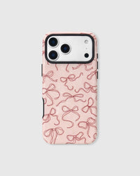 SCARLET BOW MAGSAFE PHONE CASE
