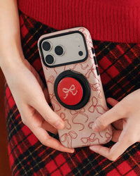 SCARLET BOW MAGSAFE PHONE CASE