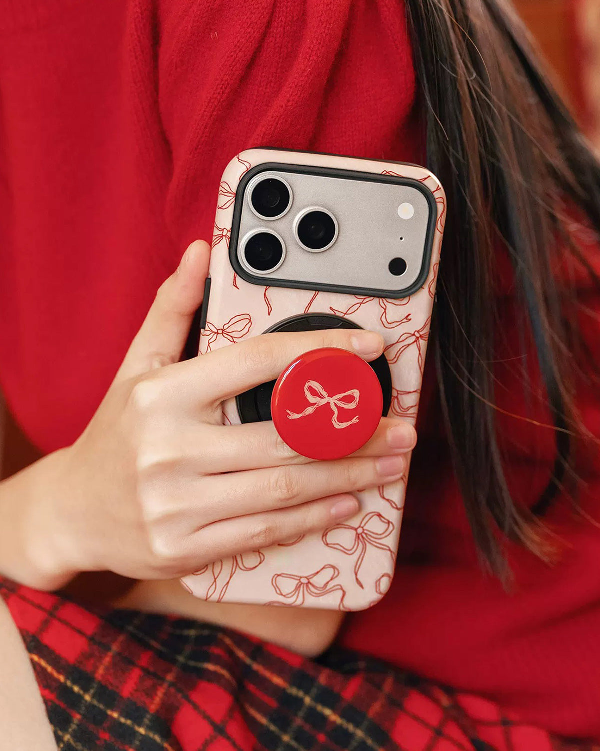 SCARLET BOW MAGSAFE PHONE CASE