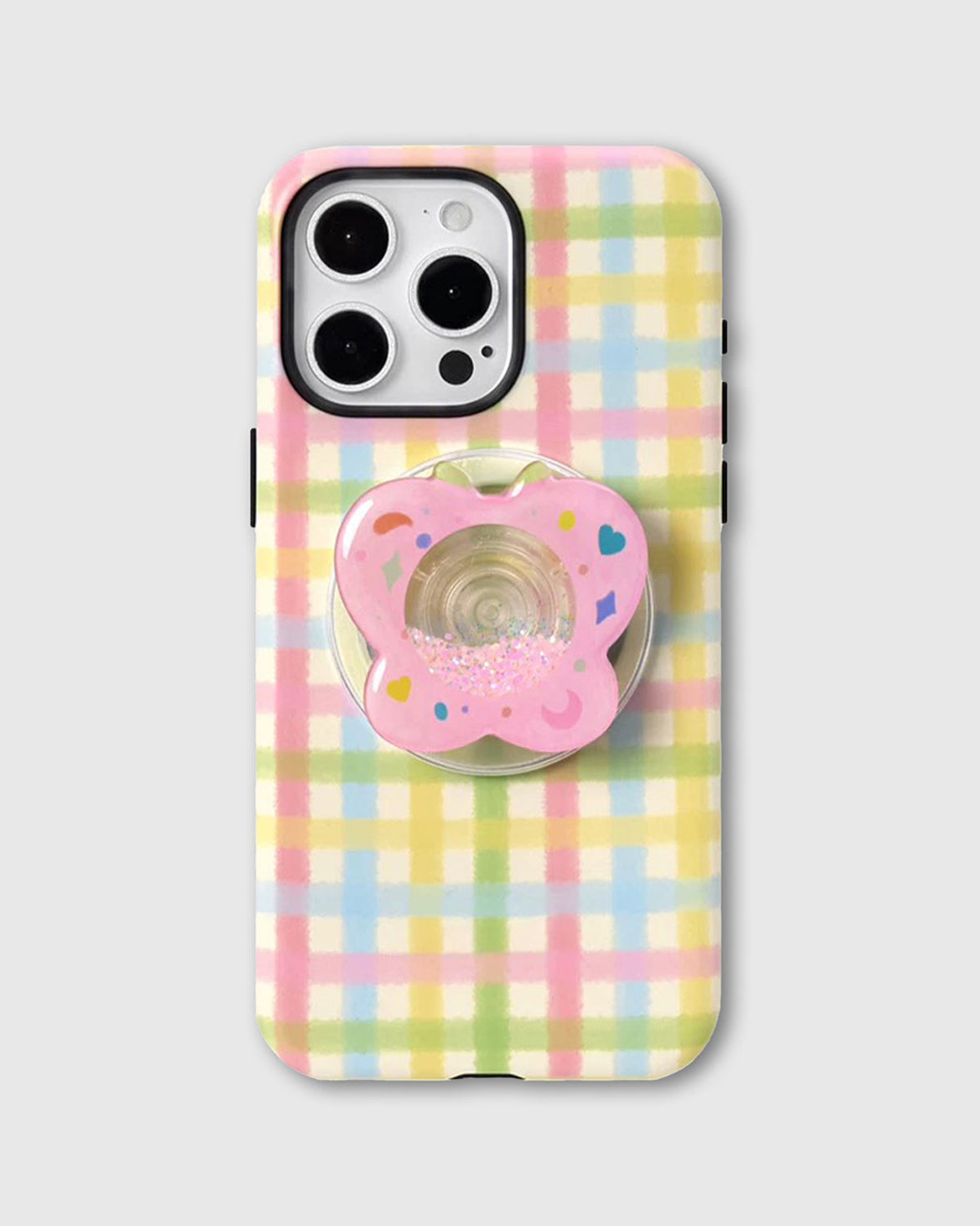 Pastel Flower Plaid Phone Case
