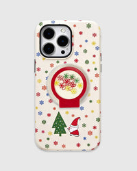 Holly Jolly Snowflake Phone Case