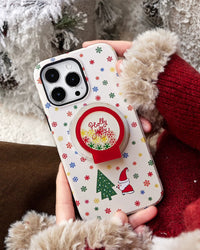 Holly Jolly Snowflake Phone Case