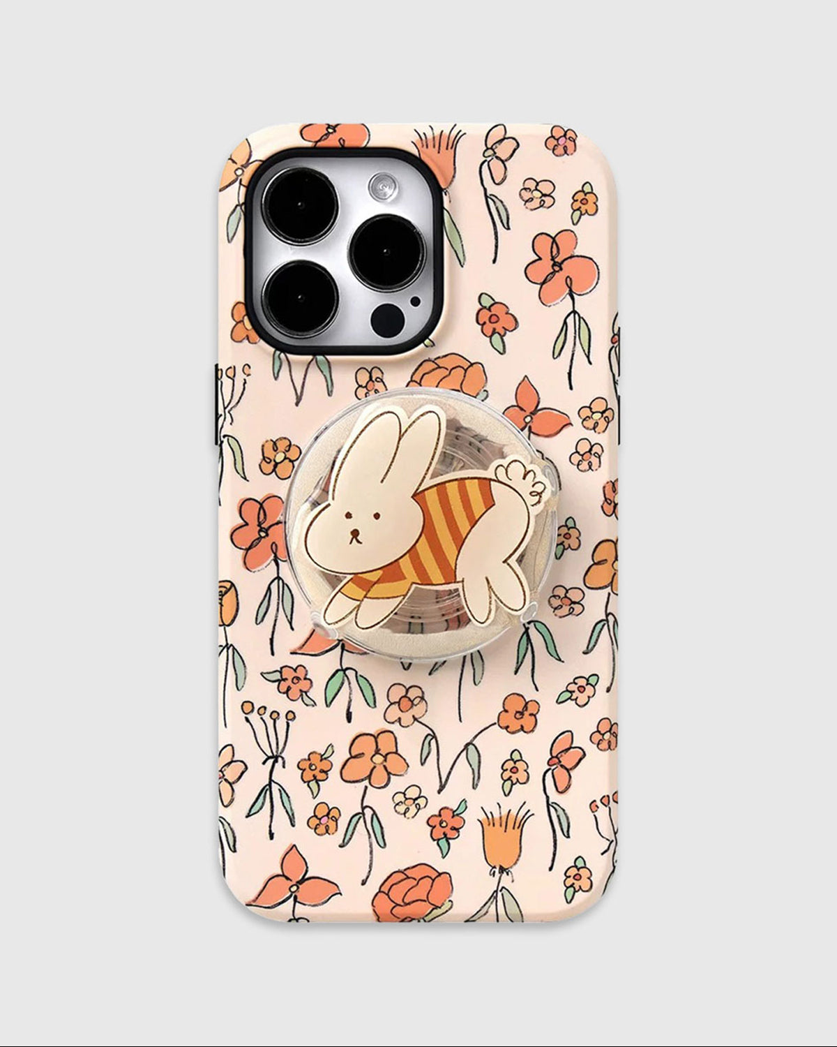 Autumn Bunny Floral Phone Case