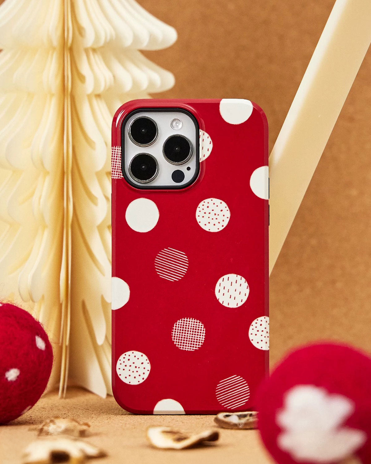 Red Polka Dot Phone Case