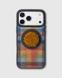 PLAID WOOL GRIP PHONE CASE