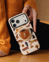 FOREST FRIENDS GRIP PHONE CASE