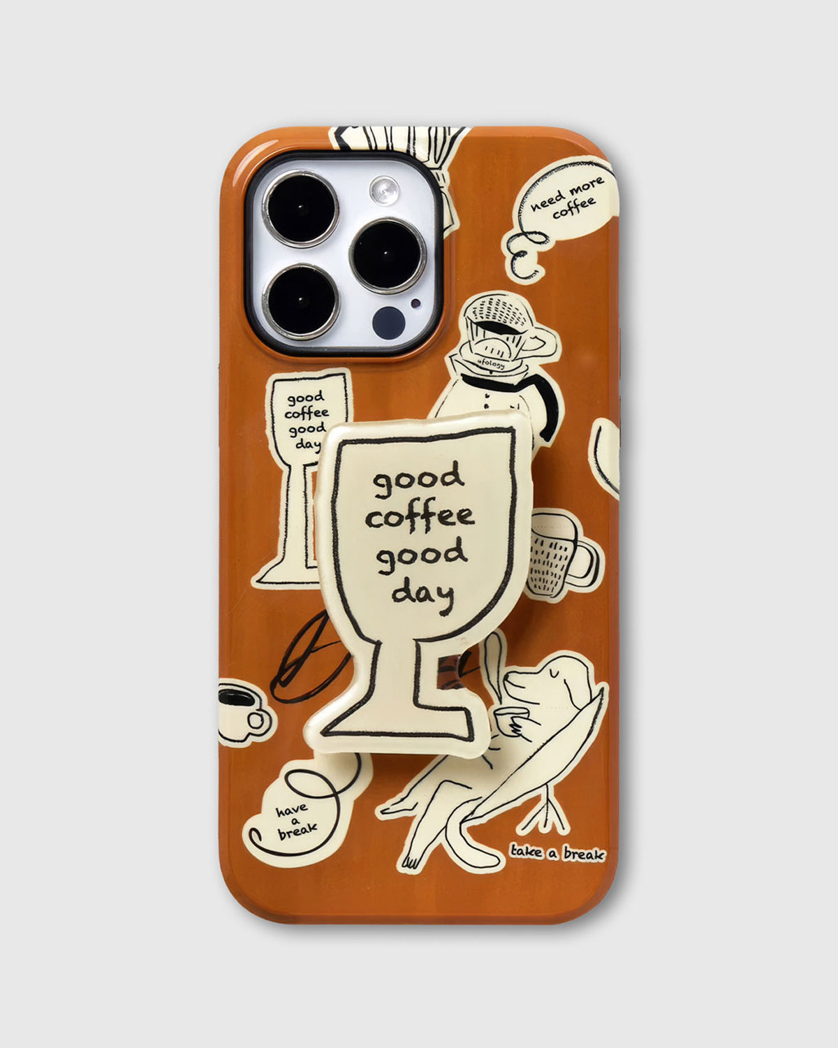 GOOD COFFEE GOOD DAY PHONE CASE