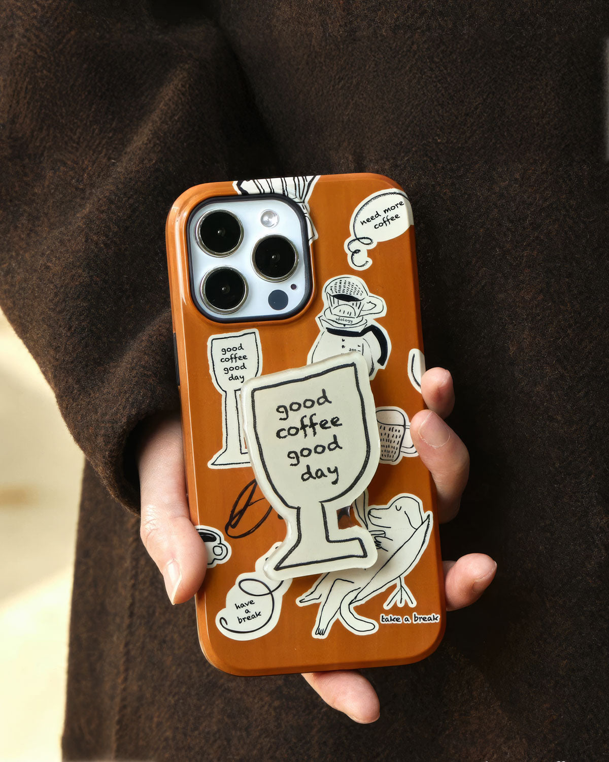 GOOD COFFEE GOOD DAY PHONE CASE