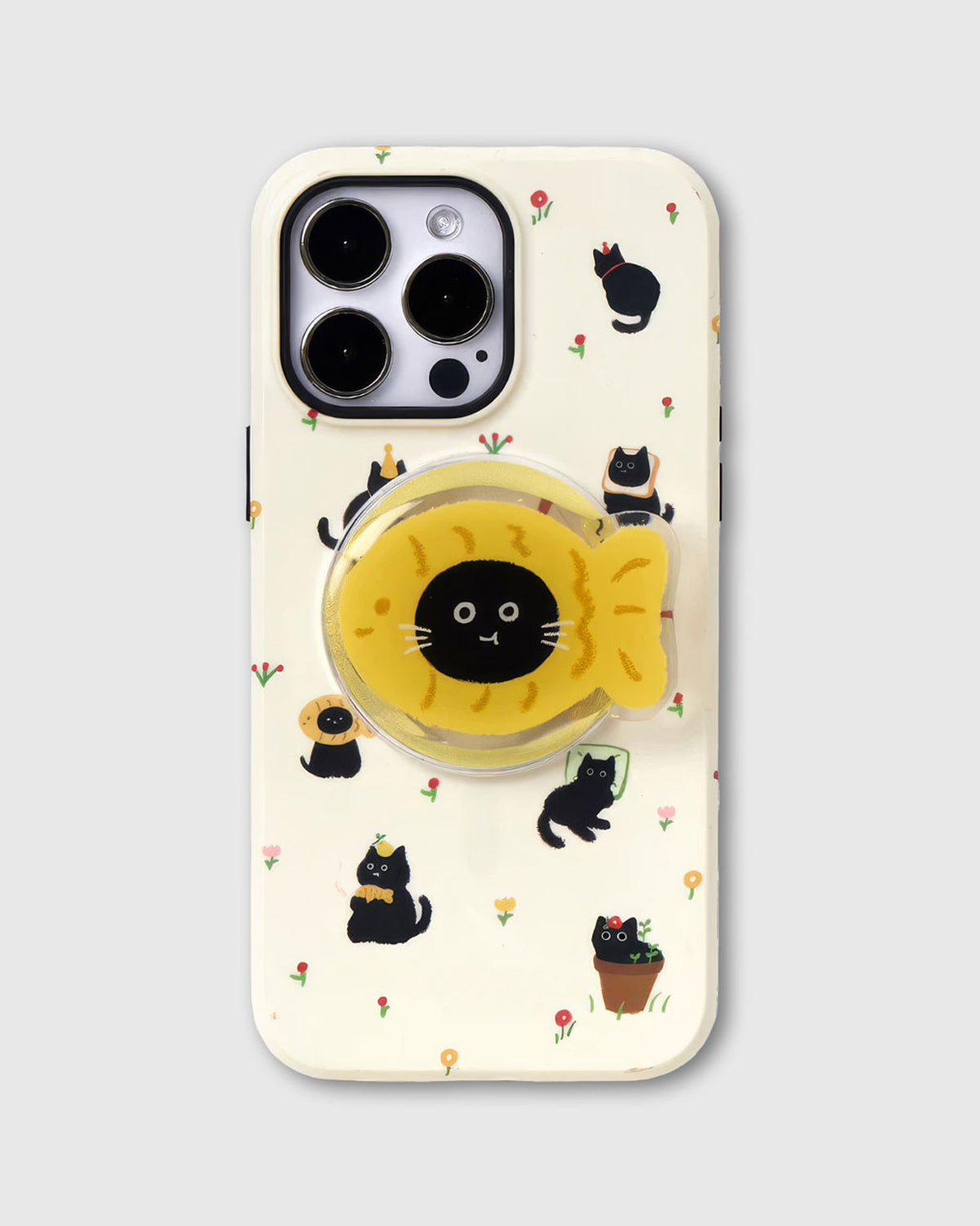 SUNNY CAT GRIP PHONE CASE