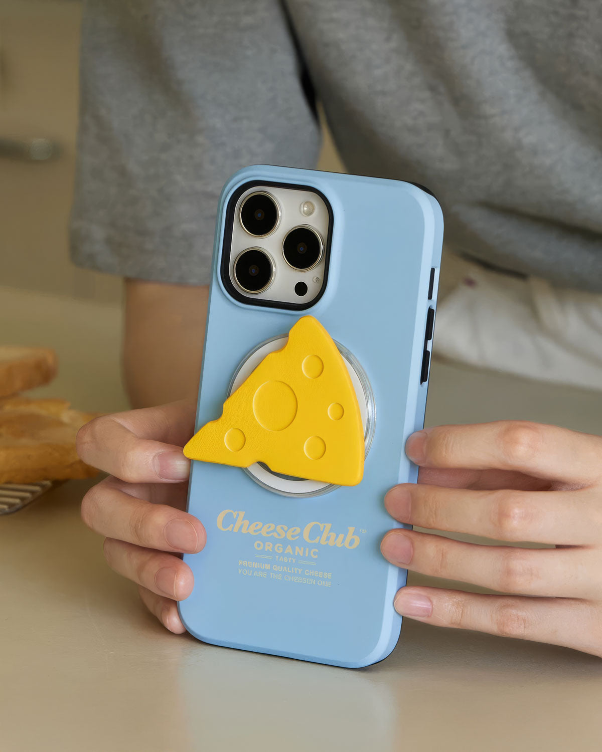 CHEESE CLUB GRIP PHONE CASE