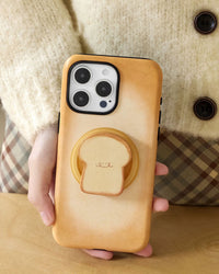 TOAST BREAD GRIP PHONE CASE