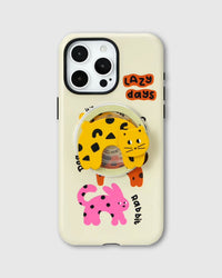 LAZY DAYS ANIMAL GRIP PHONE CASE