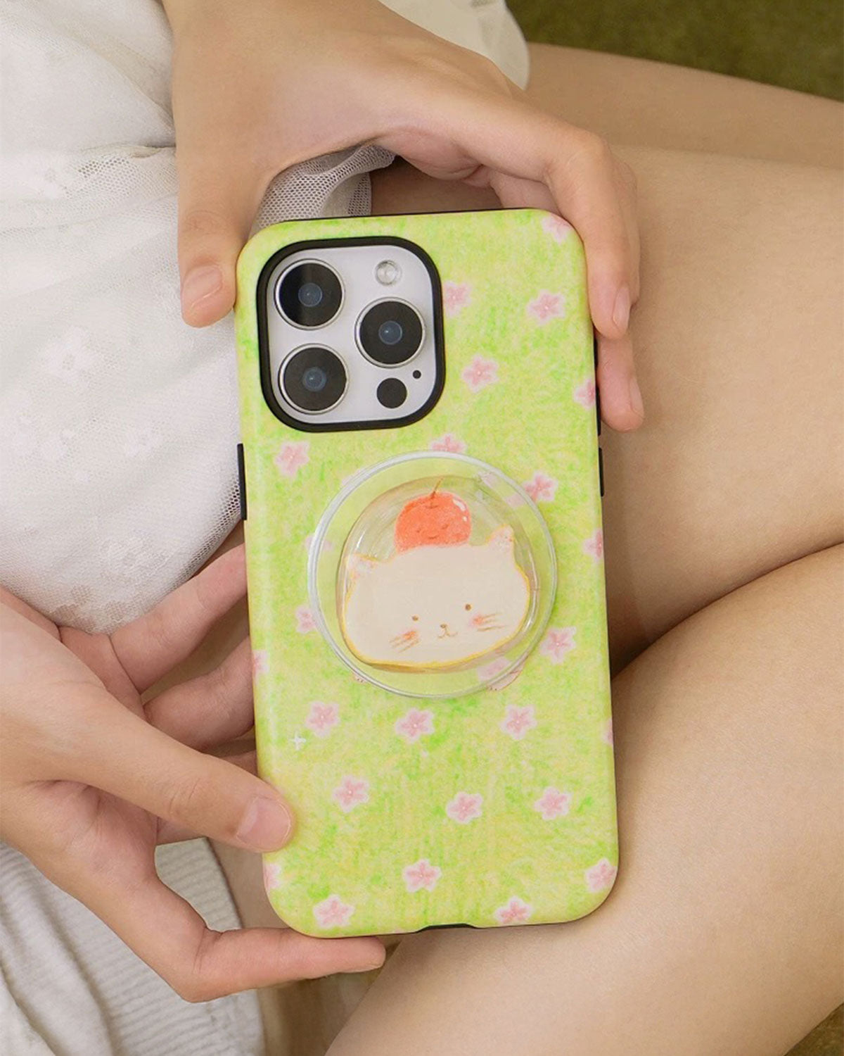 CHERRY CAT PHONE CASE