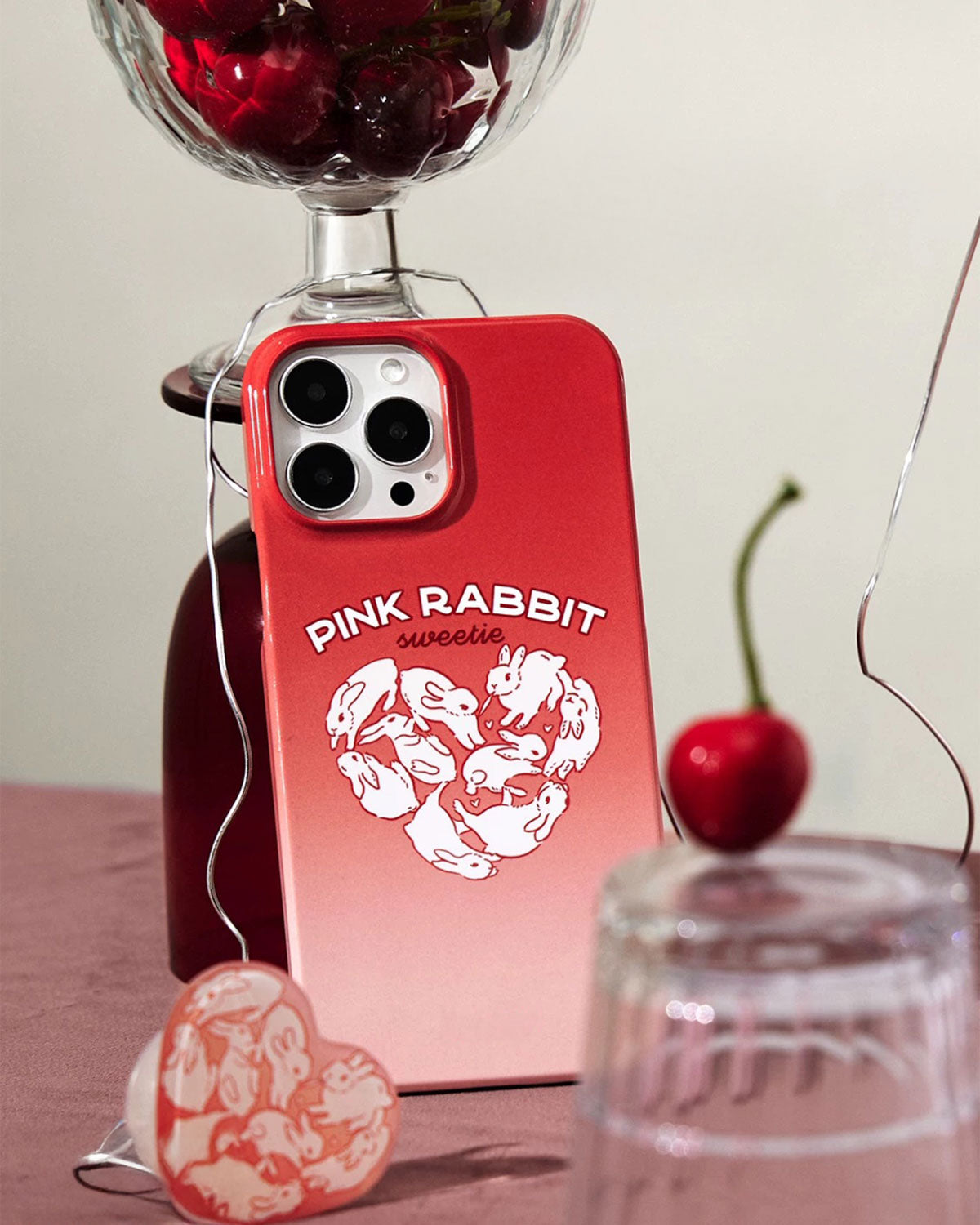 Pink Rabbit Phone Case