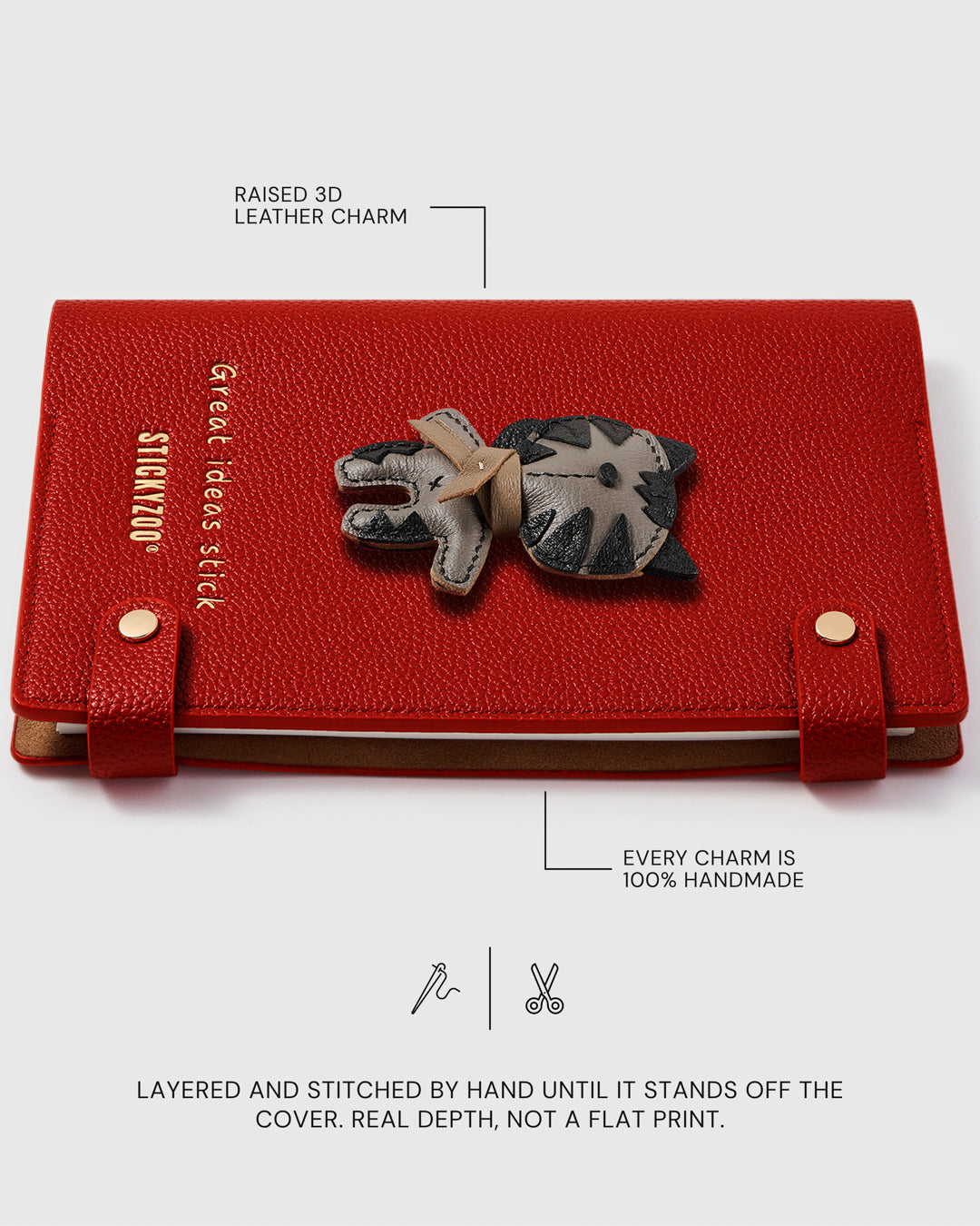 GREY TABBY CAT NOTEBOOK