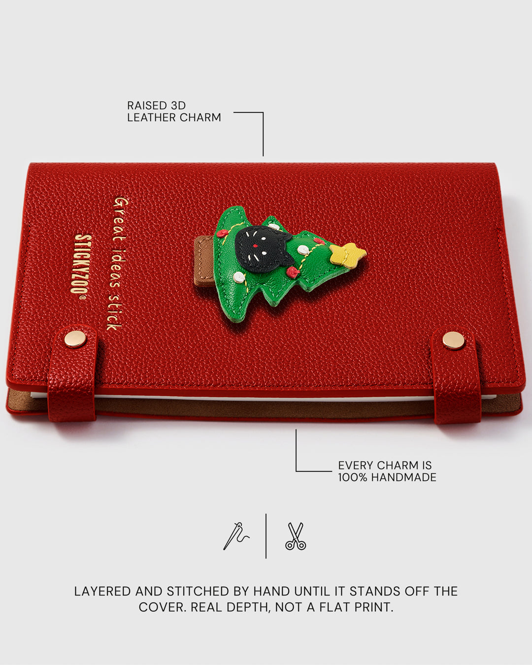 CHRISTMAS TREE CAT NOTEBOOK