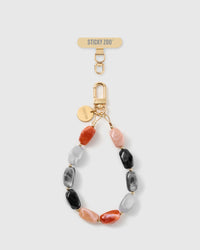 ONYX MIX AGATE PHONE STRAP