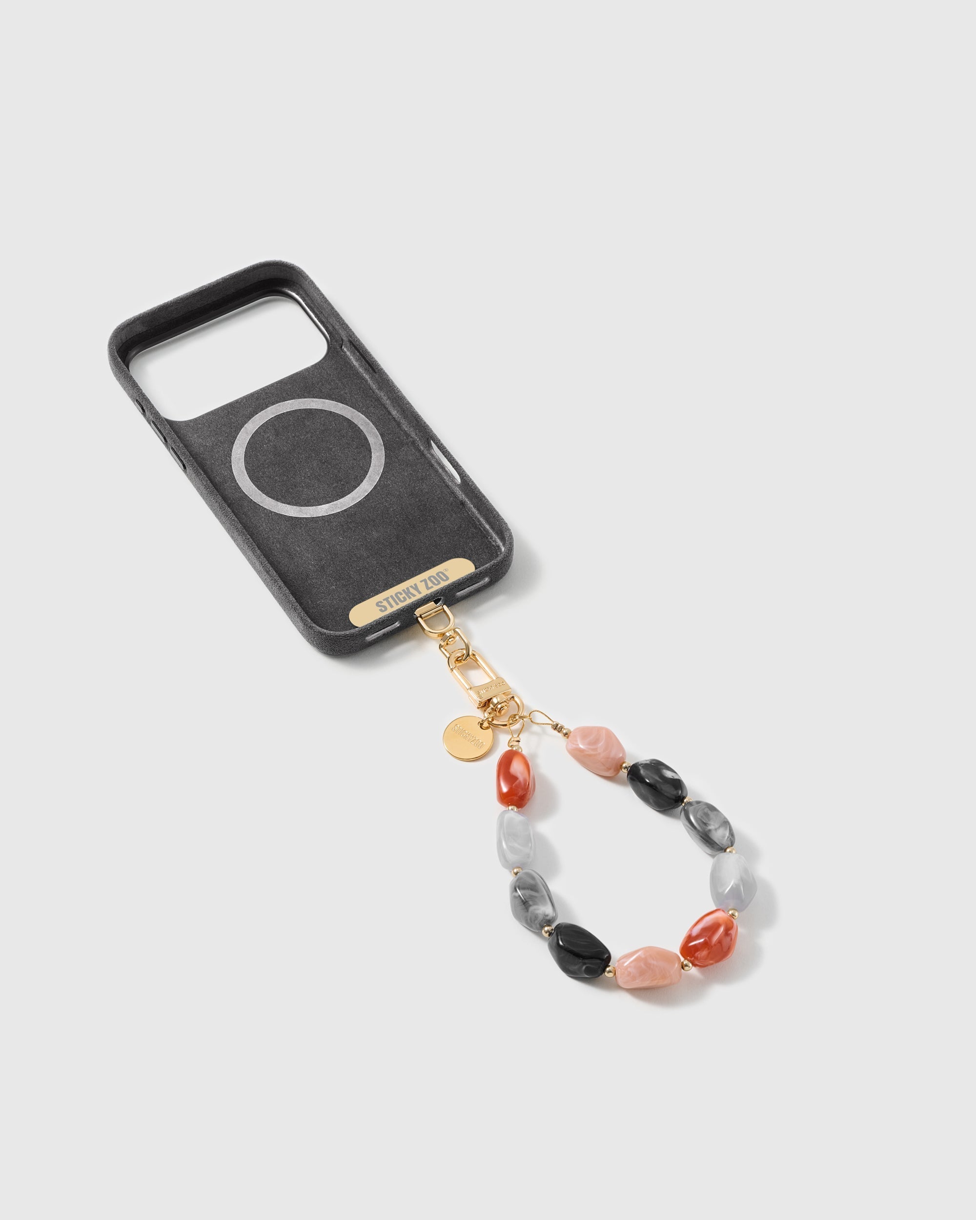 ONYX MIX AGATE PHONE STRAP