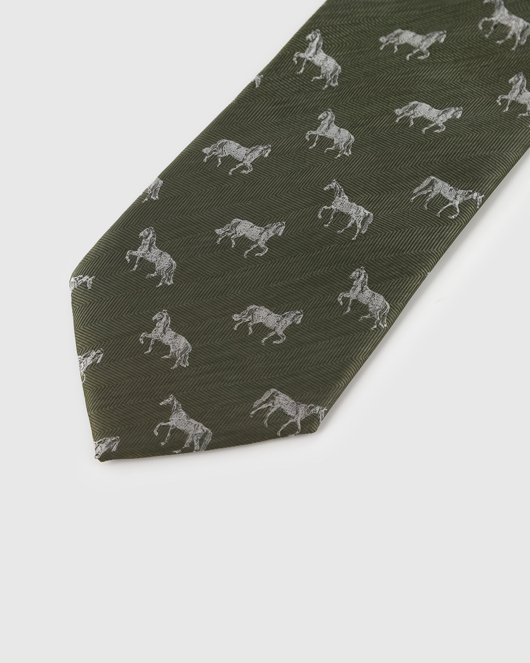 OLIVE STALLION TIE
